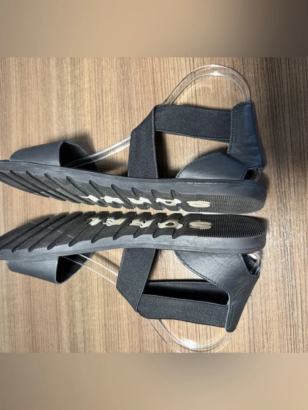Sorel Ella II Sandal in Black Leather